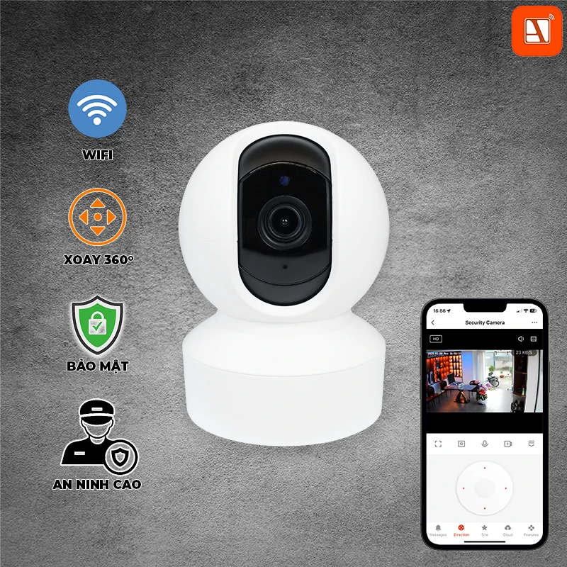 Camera thông minh là các mắt thần giám sát ngày đêm các hoạt động của gia đinh và báo dữ liệu về điện thoại hoặc lưu trữ trên các hệ thông đám mấy